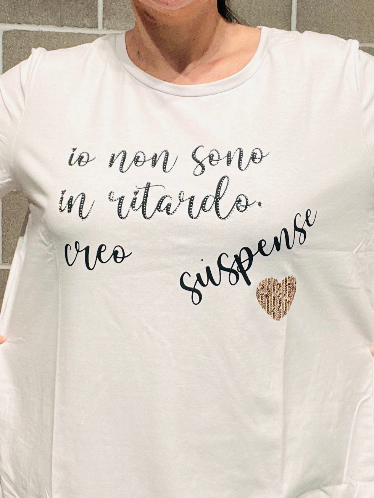T-SHIRT SCRITTA CURVY