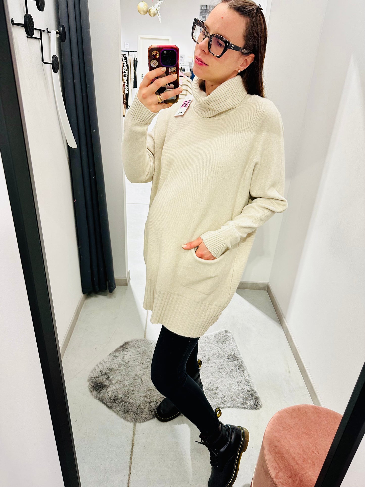 MAXI MAGLIONE DOLCEVITA CURVY