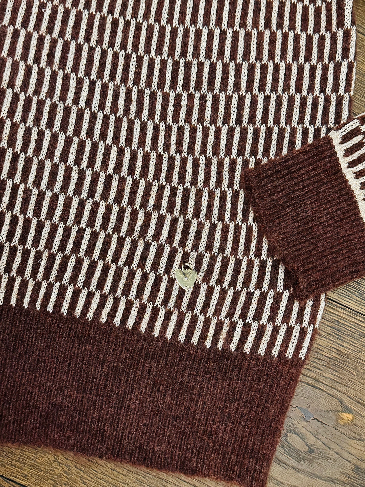 MAGLIONE LAMINATO MISTO LANA