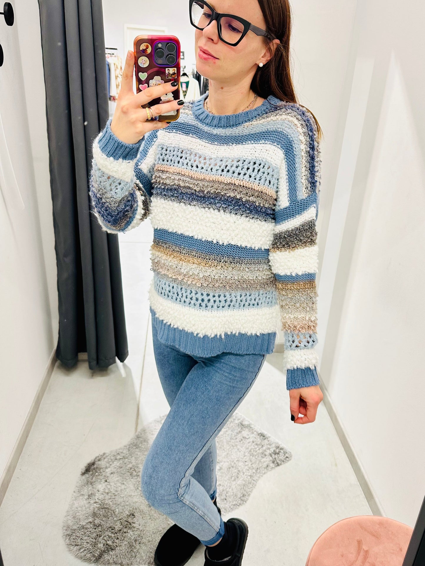 MAGLIONE LAVORATO MISTO LANA MADDY