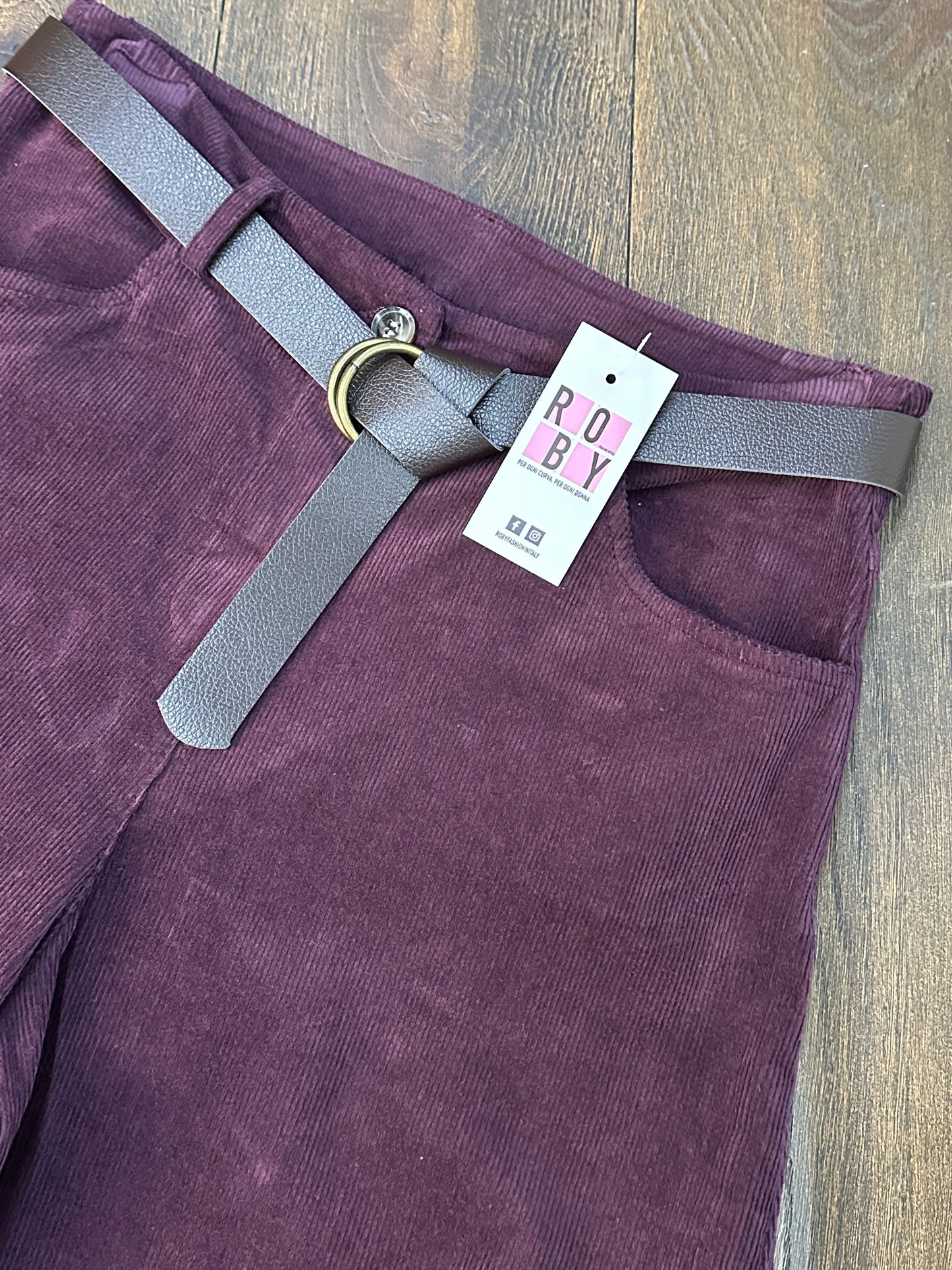 PANTALONI VELLUTO PALLONCINO