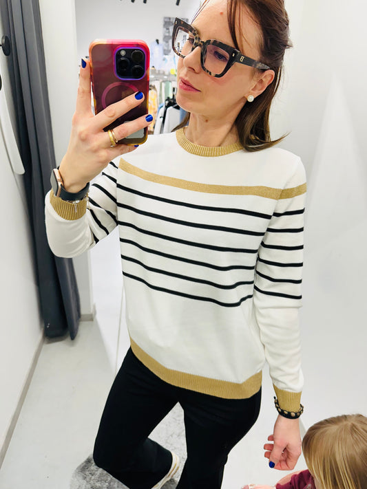 MAGLIONCINO RIGHE LUREX