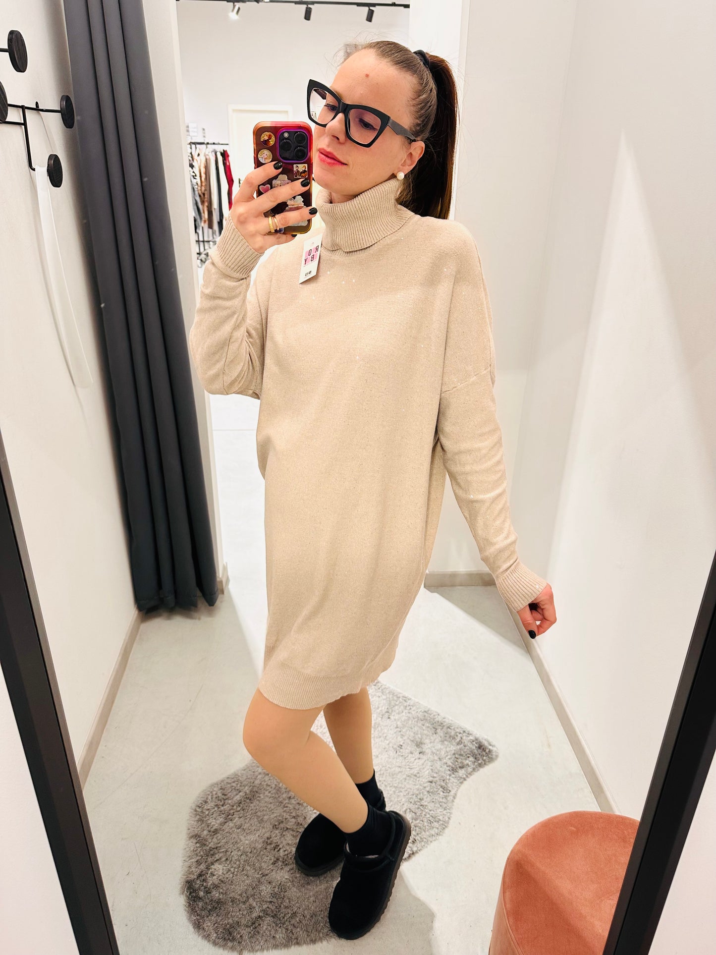 ABITO OVER PAILLETTES CURVY