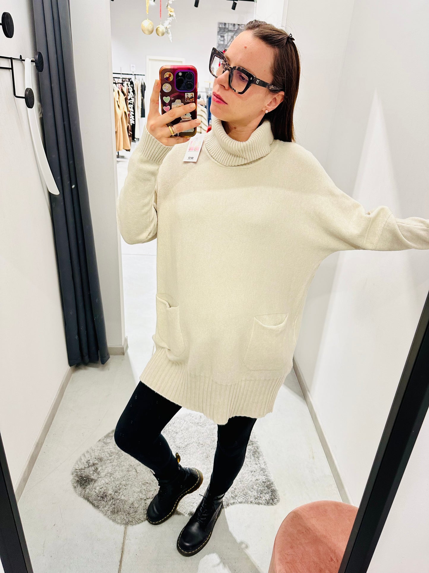 MAXI MAGLIONE DOLCEVITA CURVY