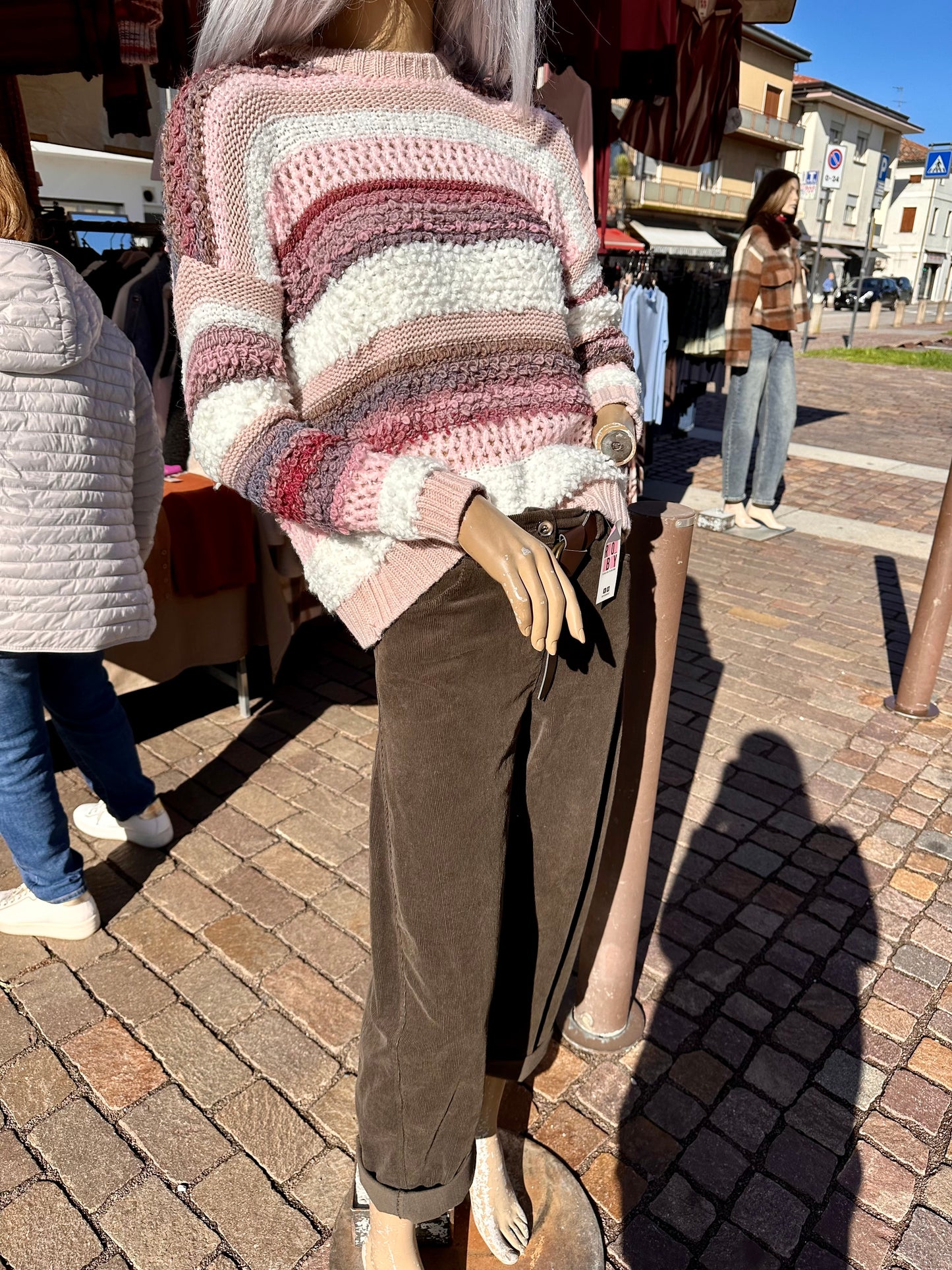 PANTALONI VELLUTO PALLONCINO