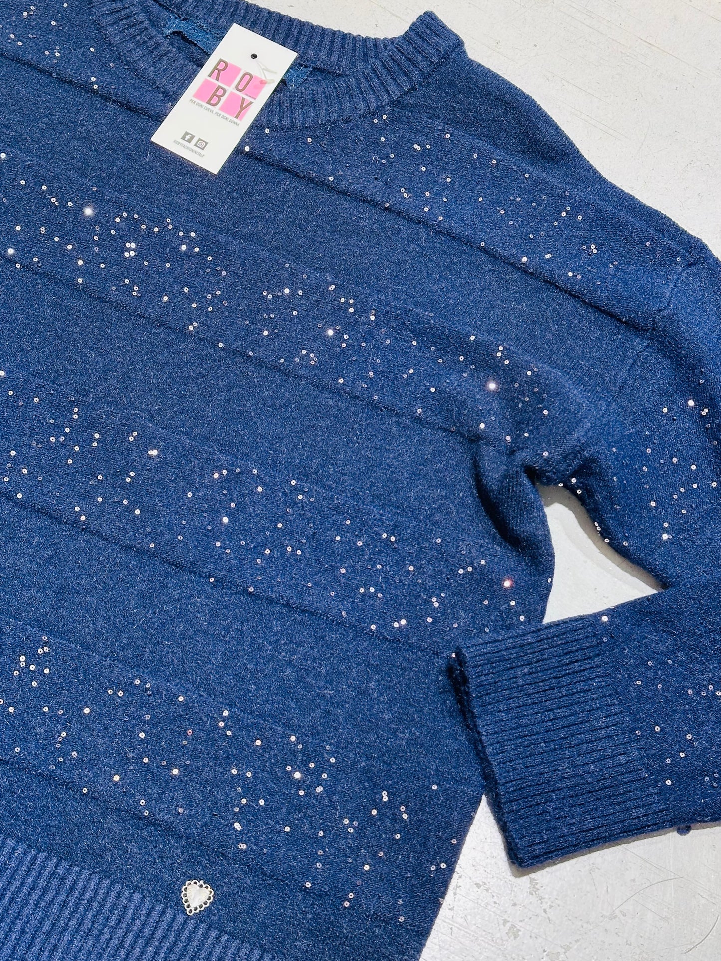 MAGLIONE OVER PAILLETTES