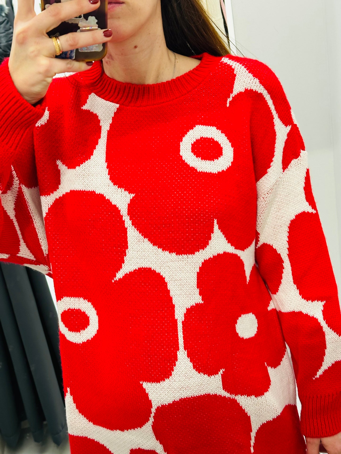 MAGLIONE FIORELLONI CURVY