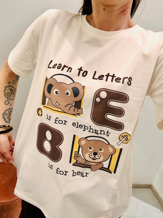 T-SHIRT ELEFANTE/ORSO “Civico1”