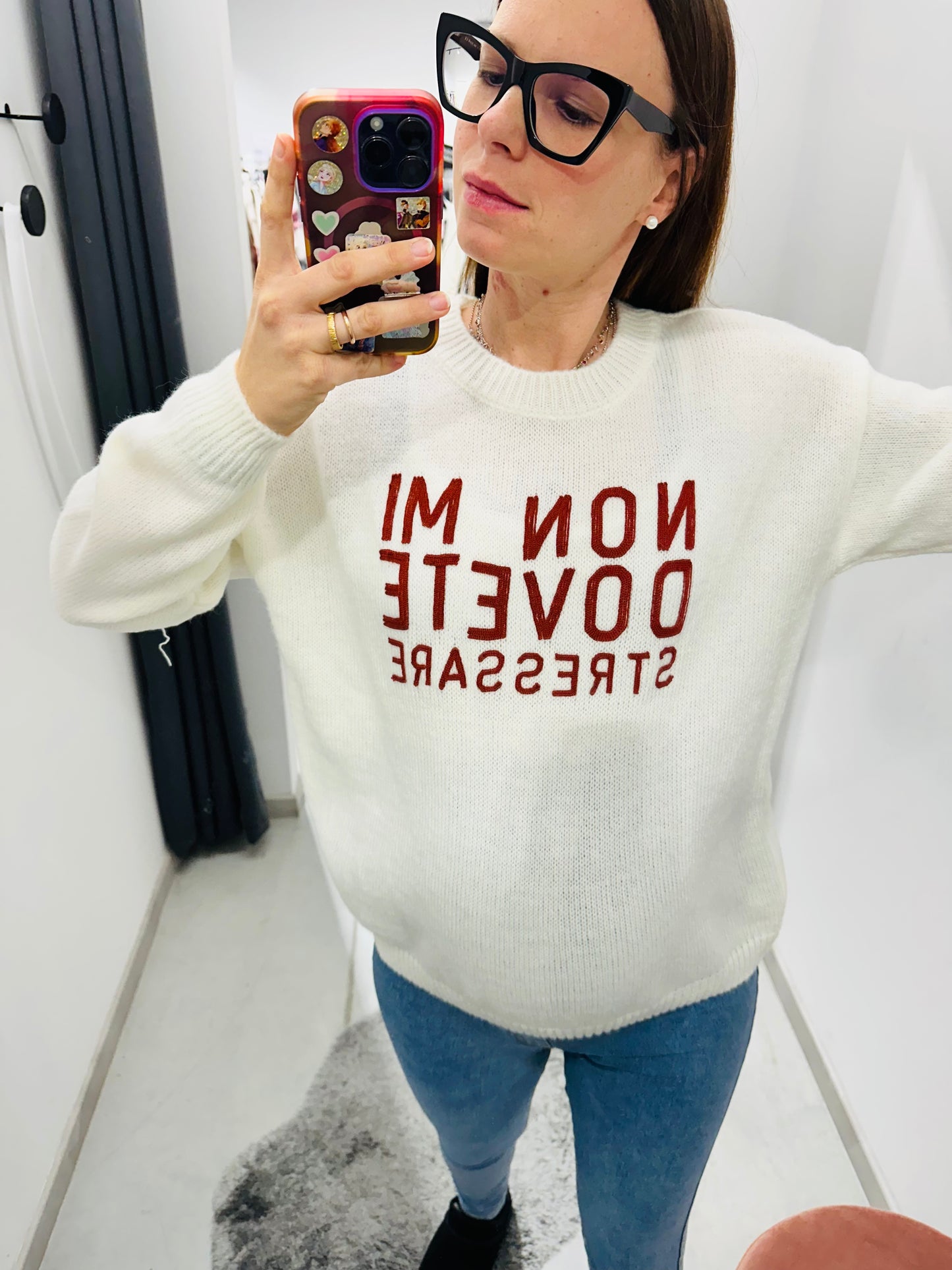 MAGLIONE “NON MI DOVETE STRESSARE”