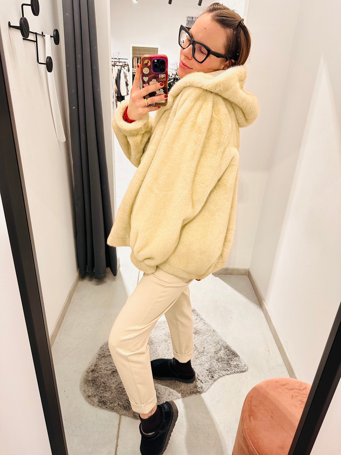 ECO PELLICCIA CAPPUCCIO CURVY