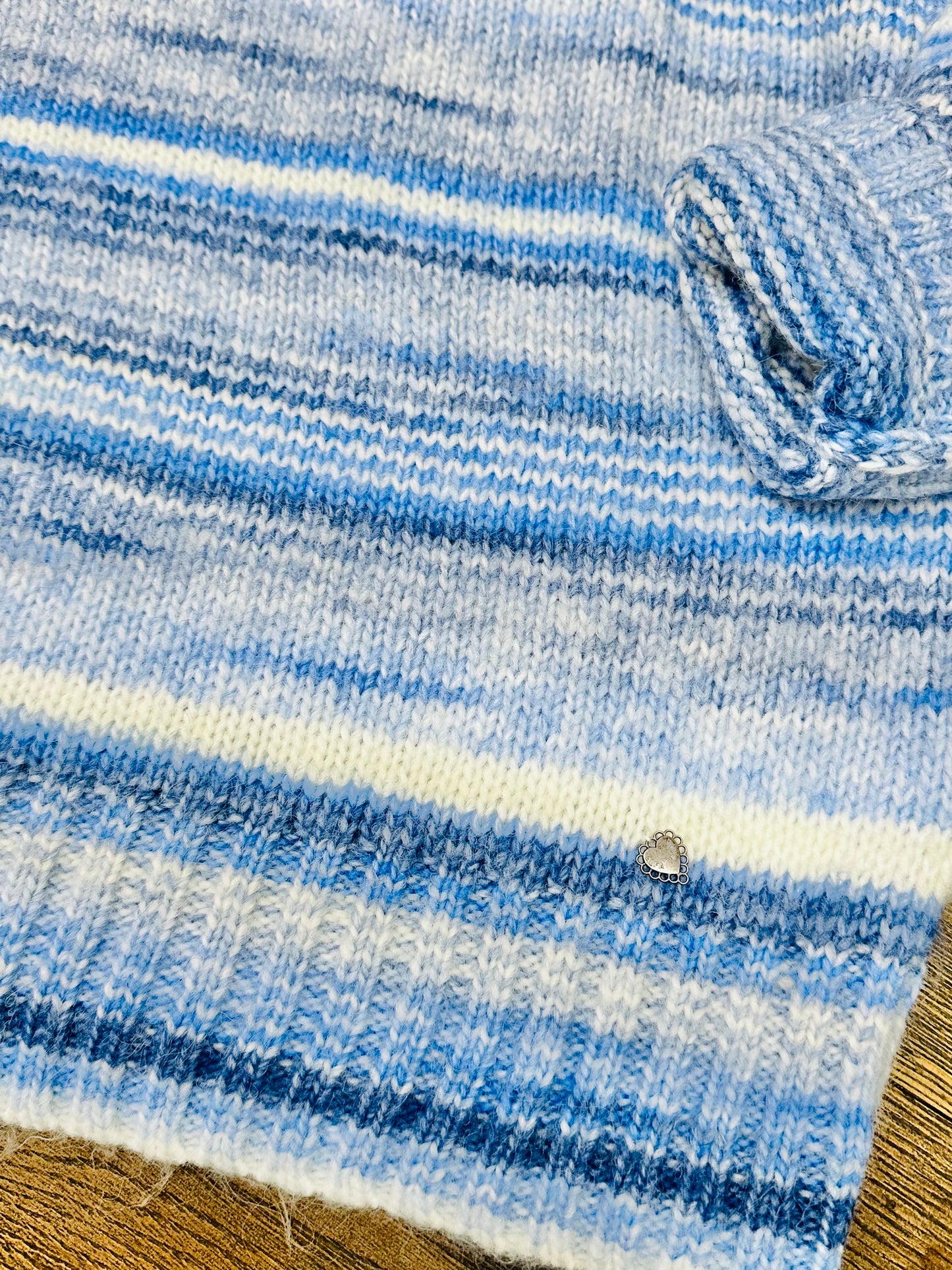 MAGLIONE RIGATO MISTO LANA