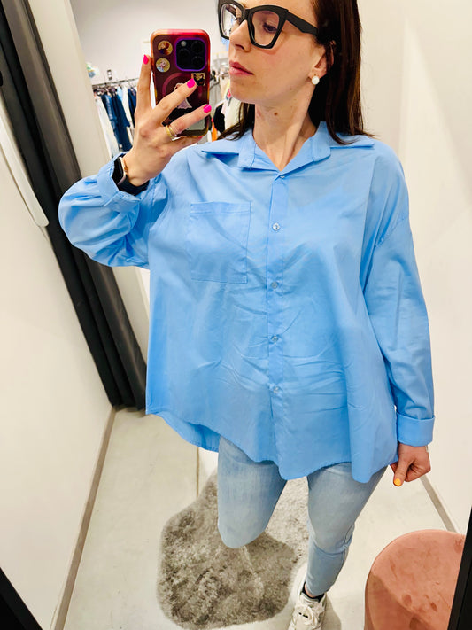 CAMICIA BASIC OVERSIZE CURVY