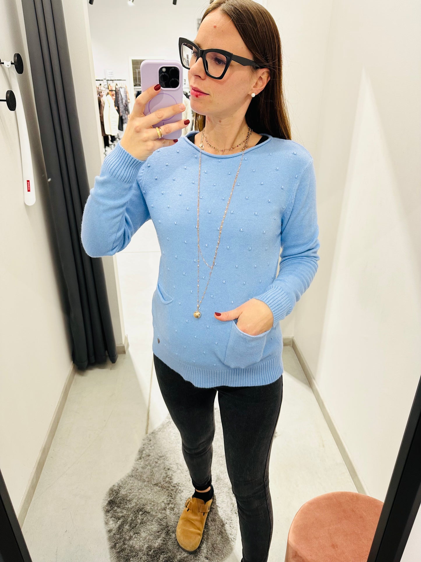 MAGLIONCINO PUNTINI RILIEVO