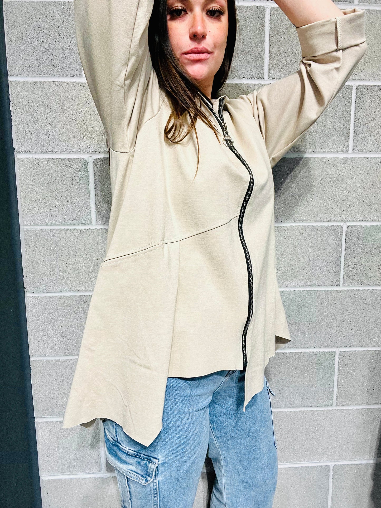 CARDIGAN ZIP CURVY