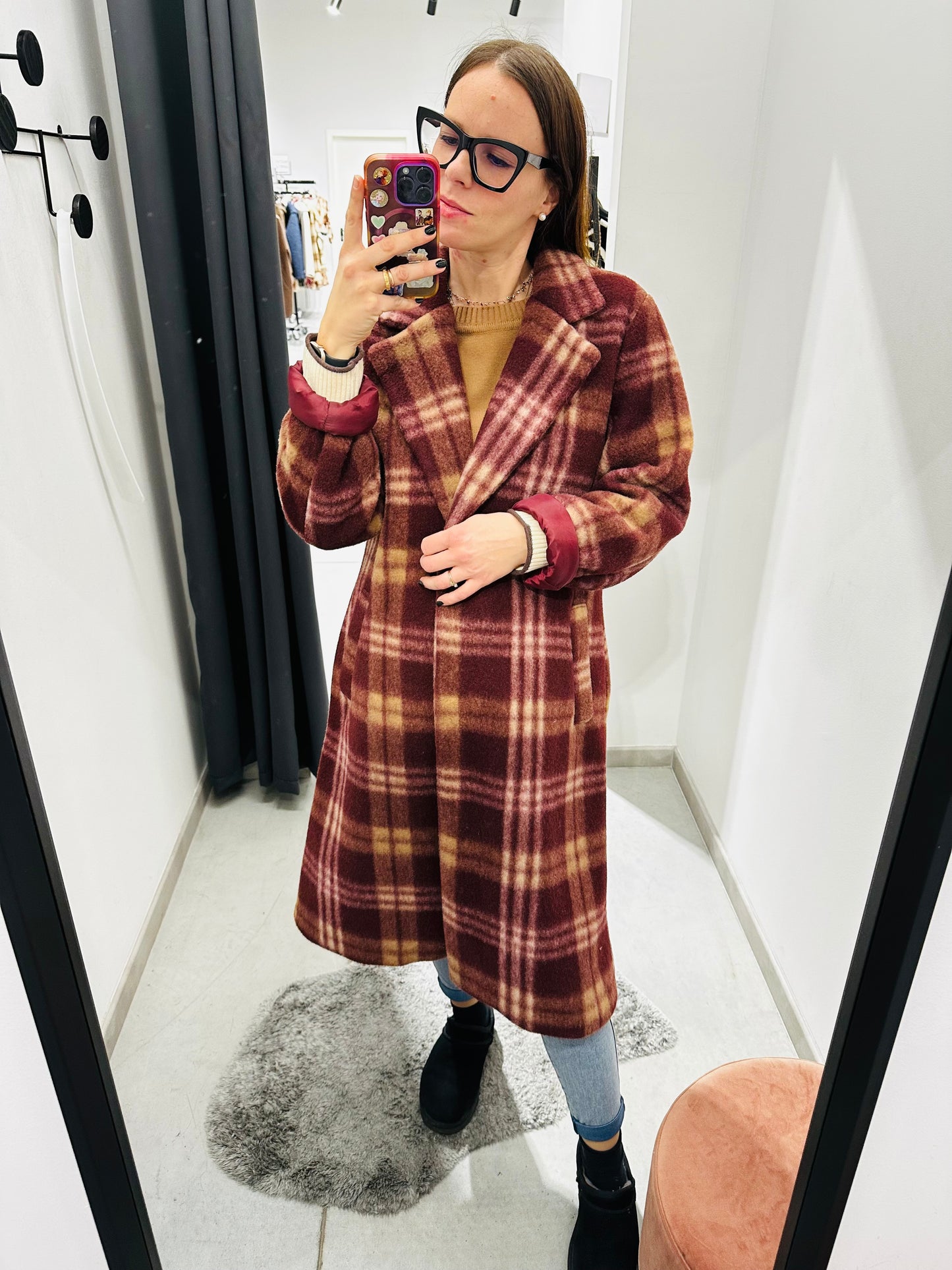 CAPPOTTO LUNGO QUADRI