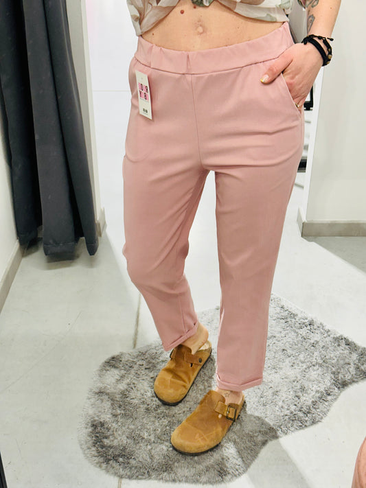 PANTALONI PUNTO MILANO ELASTICIZZATI