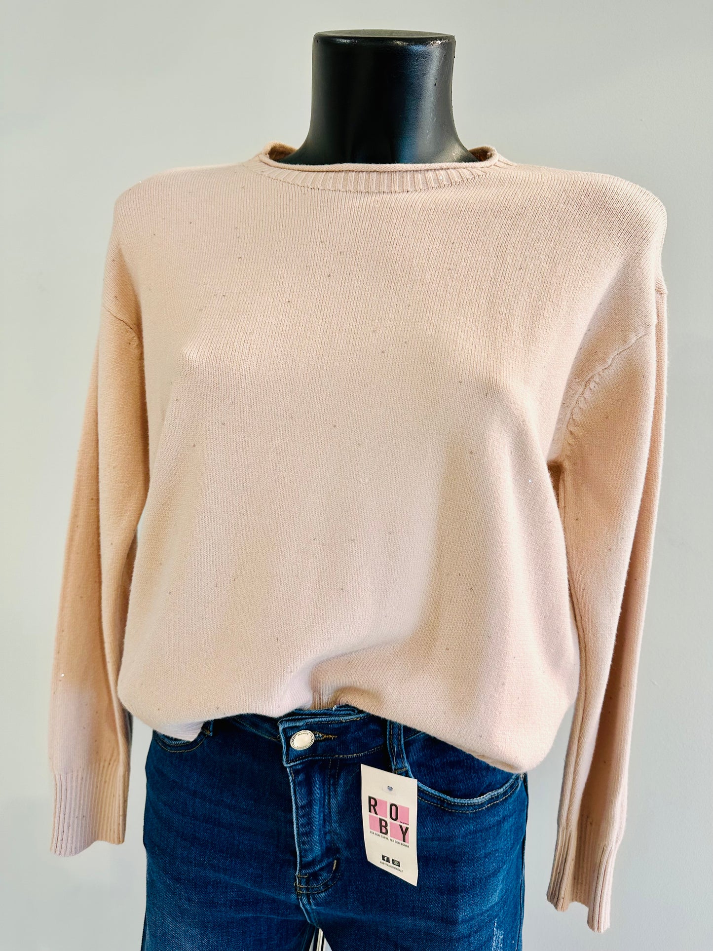 MAGLIONCINO OVER PAILLETTES