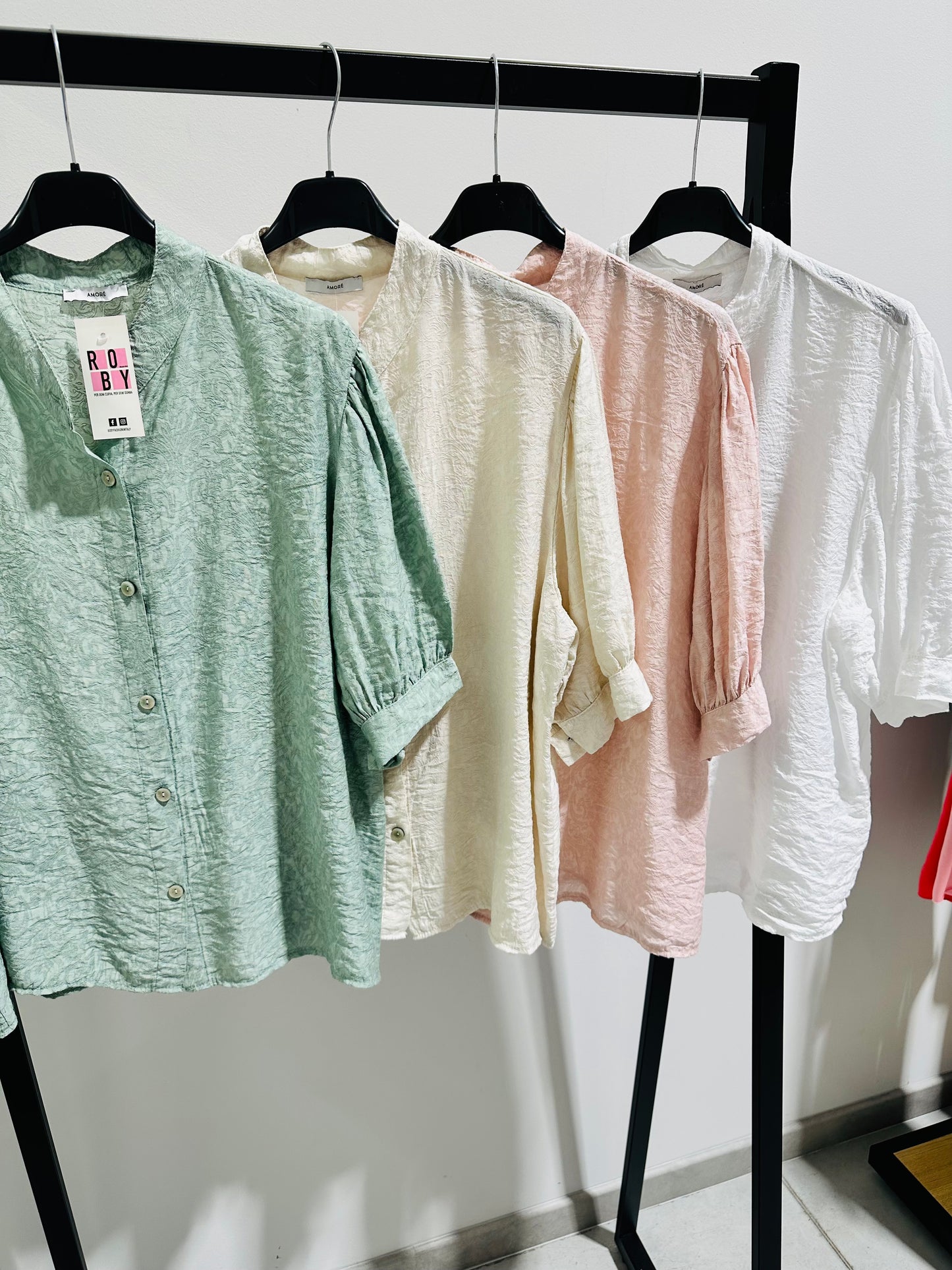 CAMICIA MORBIDA DAMASCATO