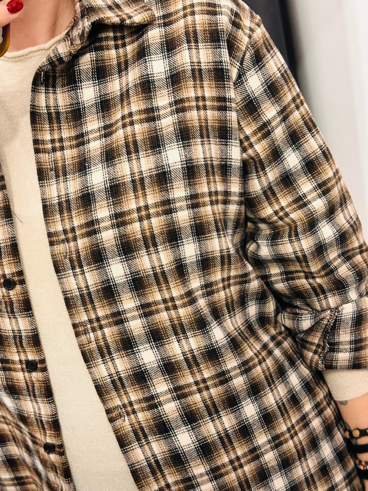 CAMICIA PRINCIPE GALLES FLANELLA