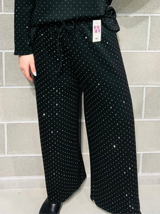 PANTA PALAZZO BRILLANTINI CURVY