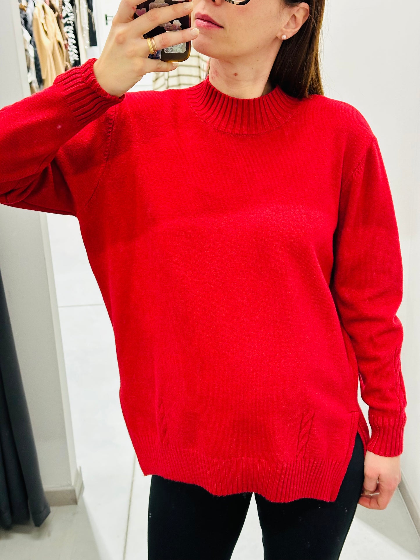 MAGLIONE LUPETTO SPACCHETTI CURVY