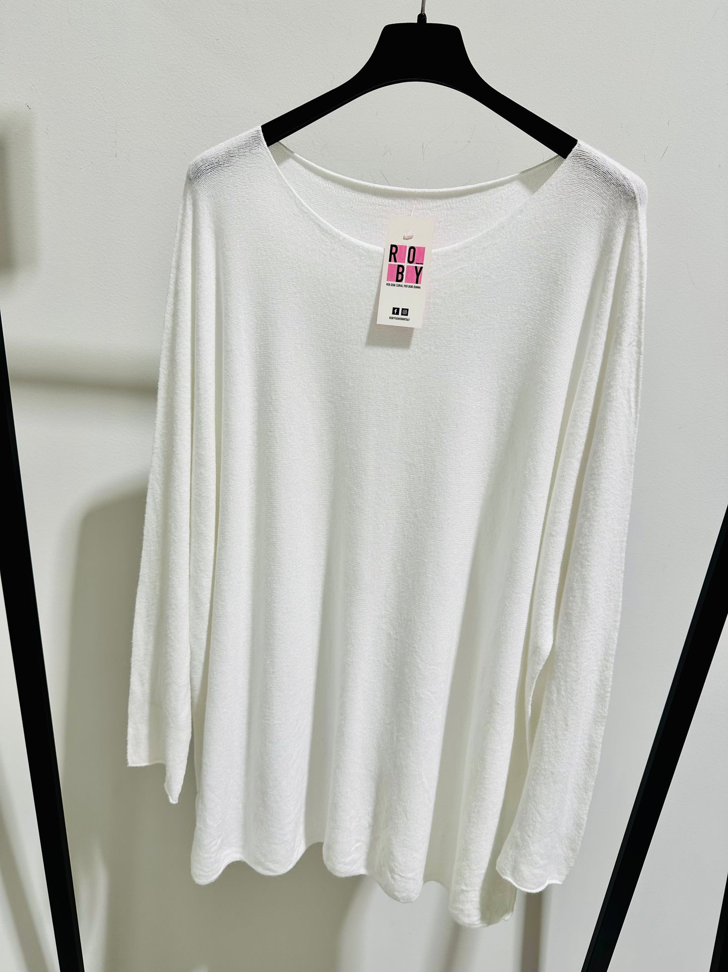 MAXI MAGLIA LANA/VISCOSA CURVY