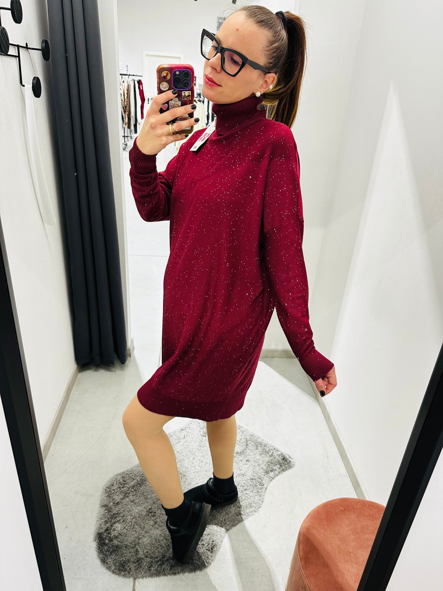 ABITO OVER PAILLETTES CURVY