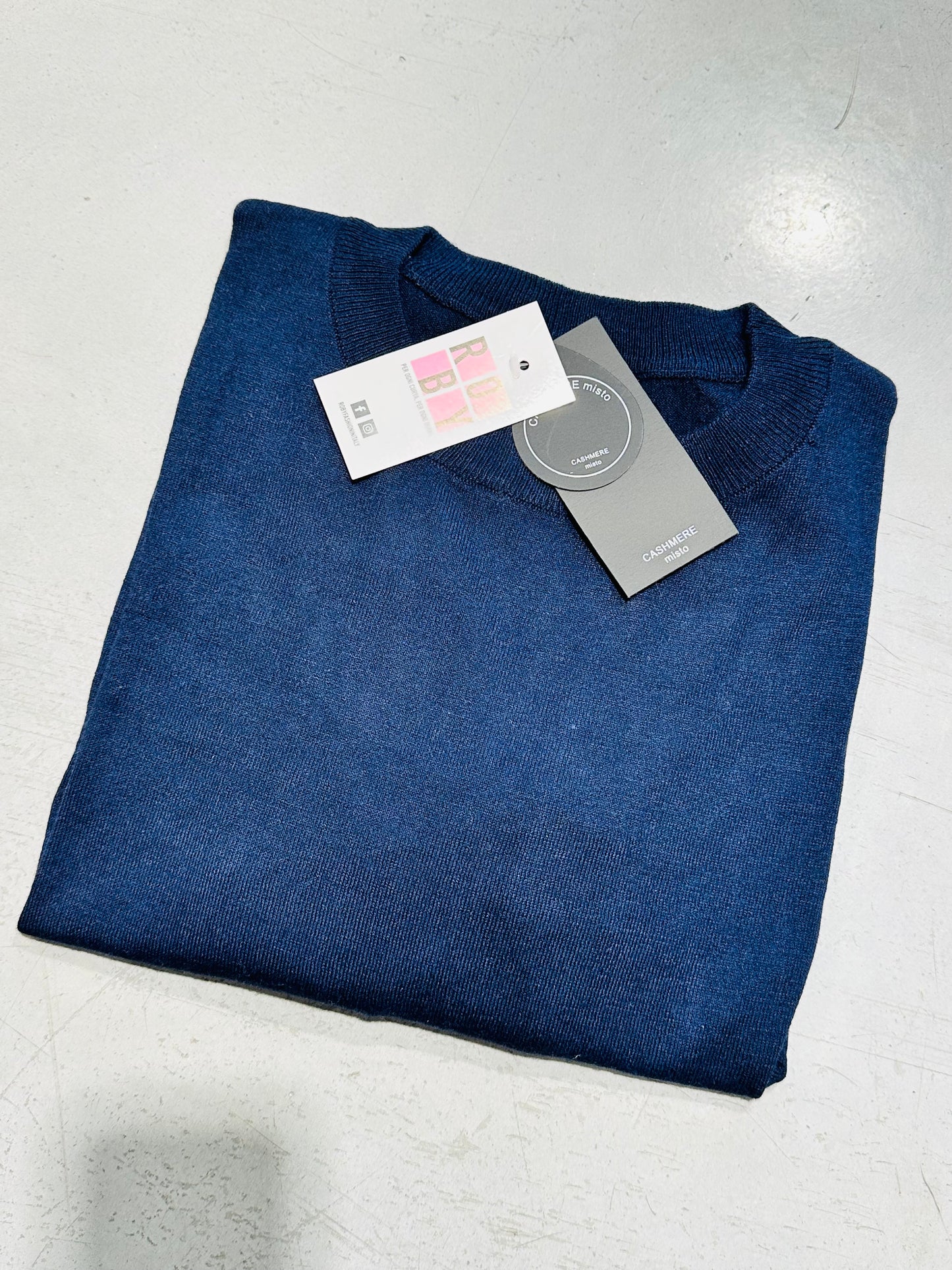 MAGLIONCINO BASIC MISTO CASHMERE