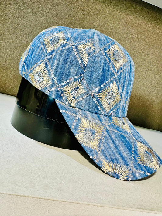 BERRETTO JEANS PAILLETTES