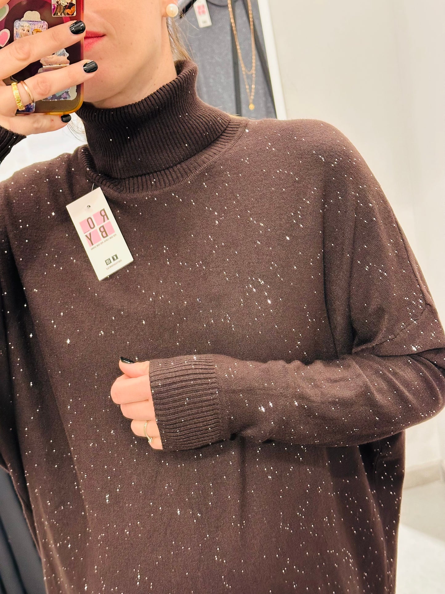 ABITO OVER PAILLETTES CURVY