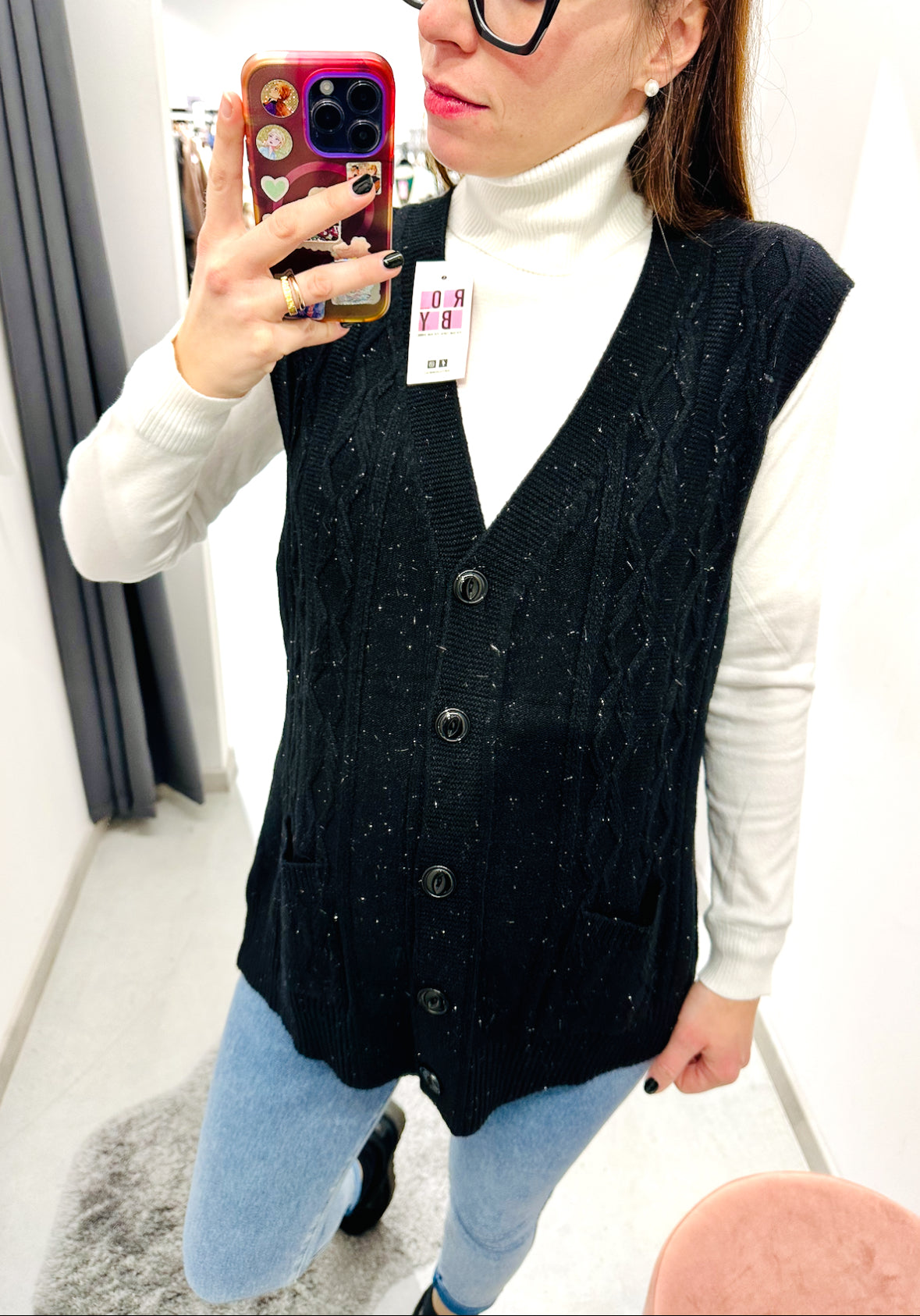 GILET LAMINATO CURVY