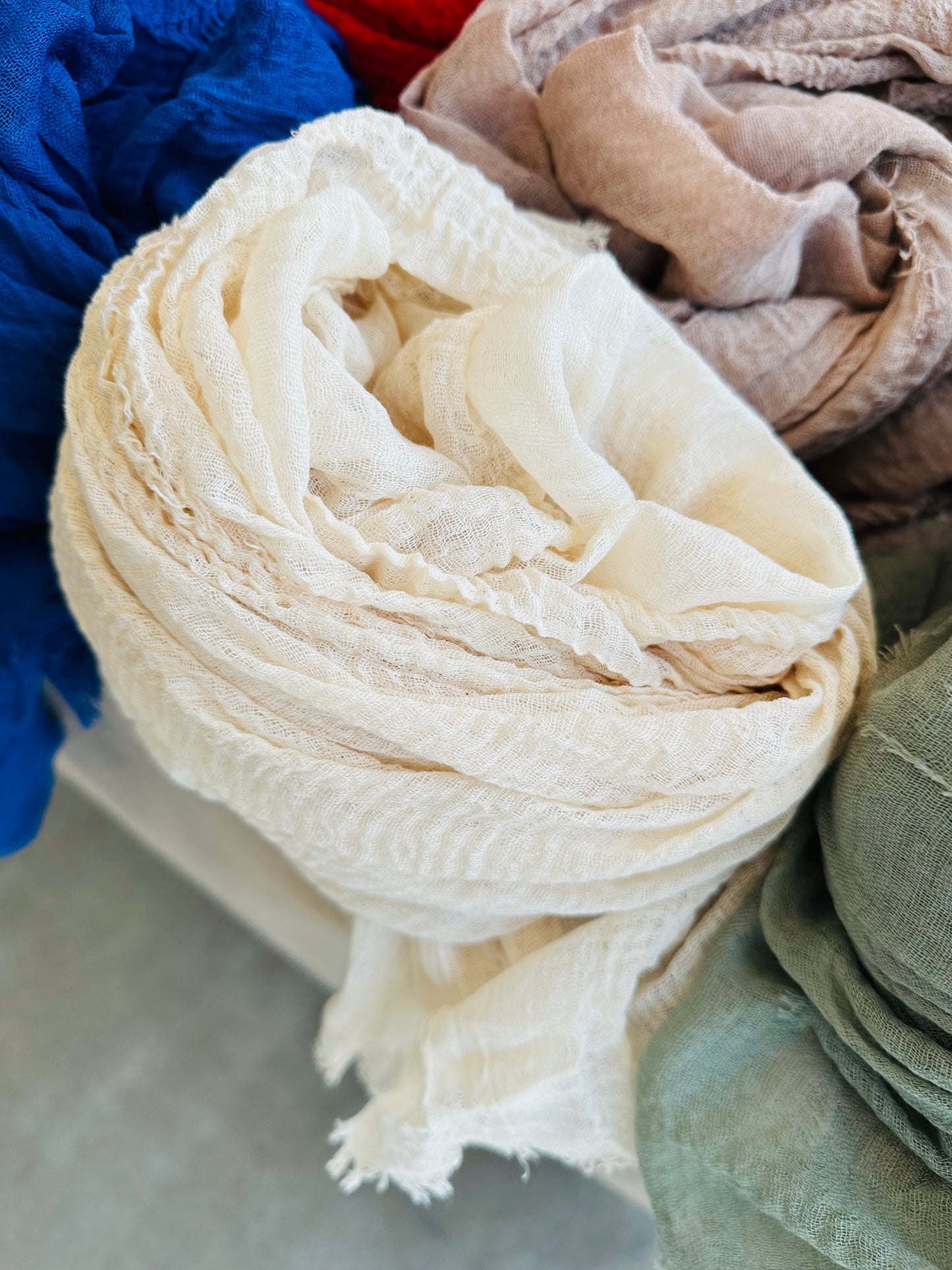 SCIARPA BASIC VISCOSA/COTONE