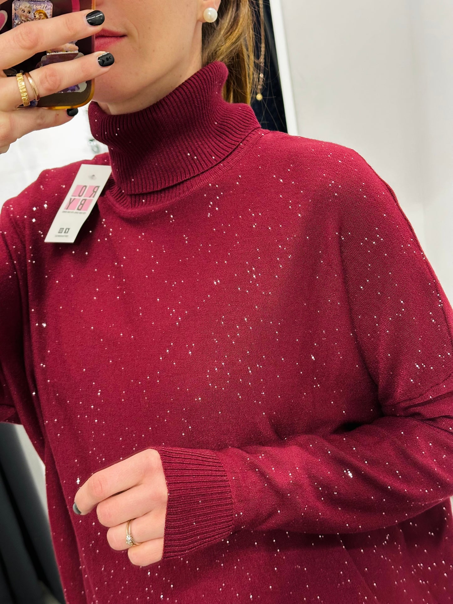 ABITO OVER PAILLETTES CURVY