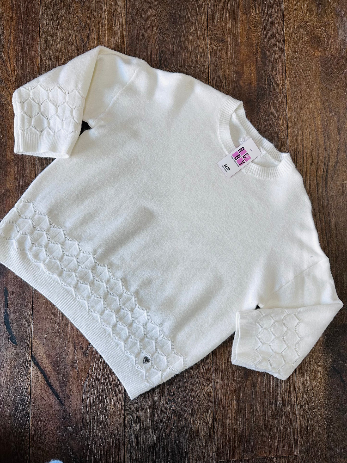 MAGLIONCINO TRAFORATO MANICHE 3/4