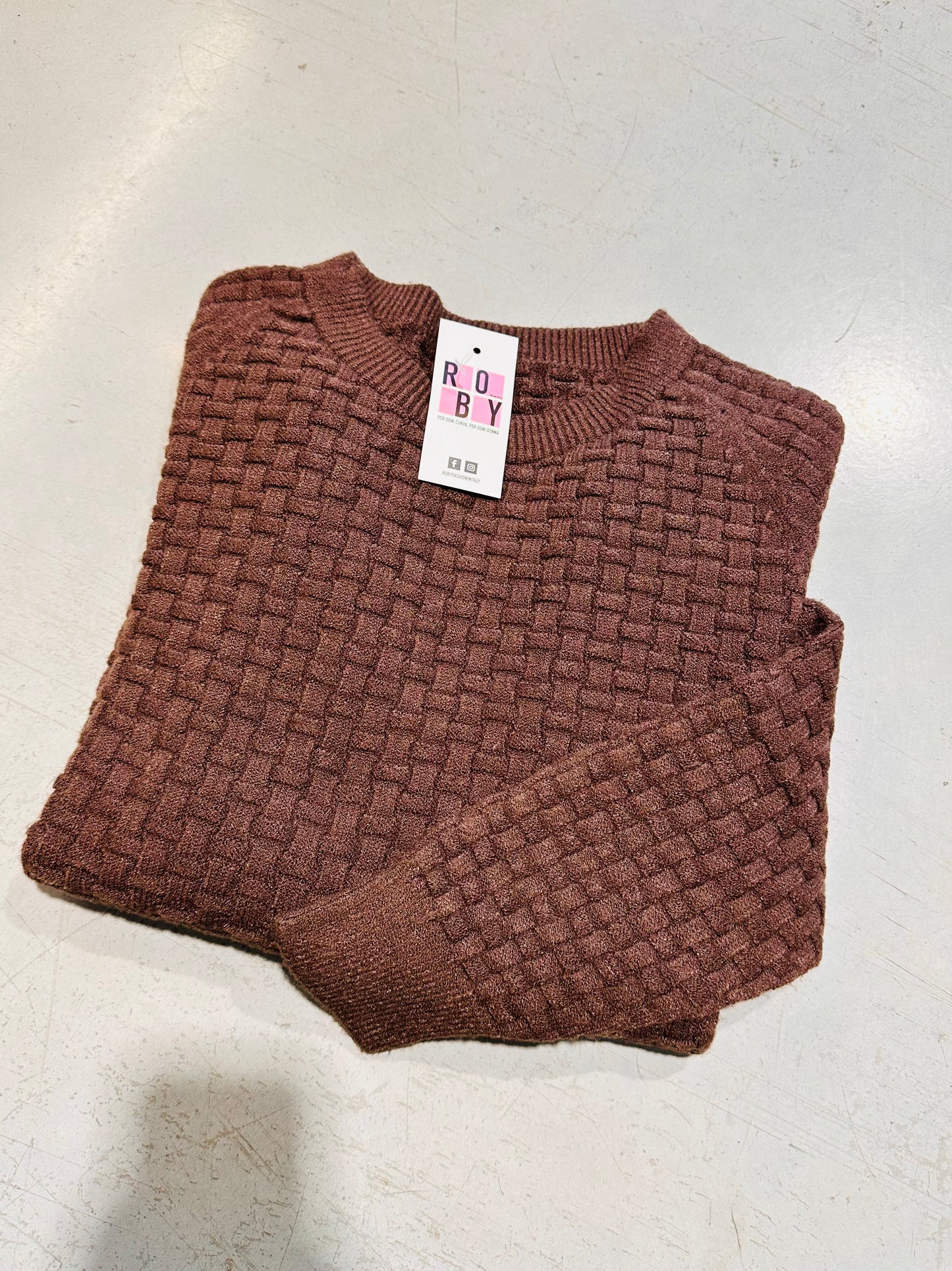 MAGLIONE INTRECCIATO