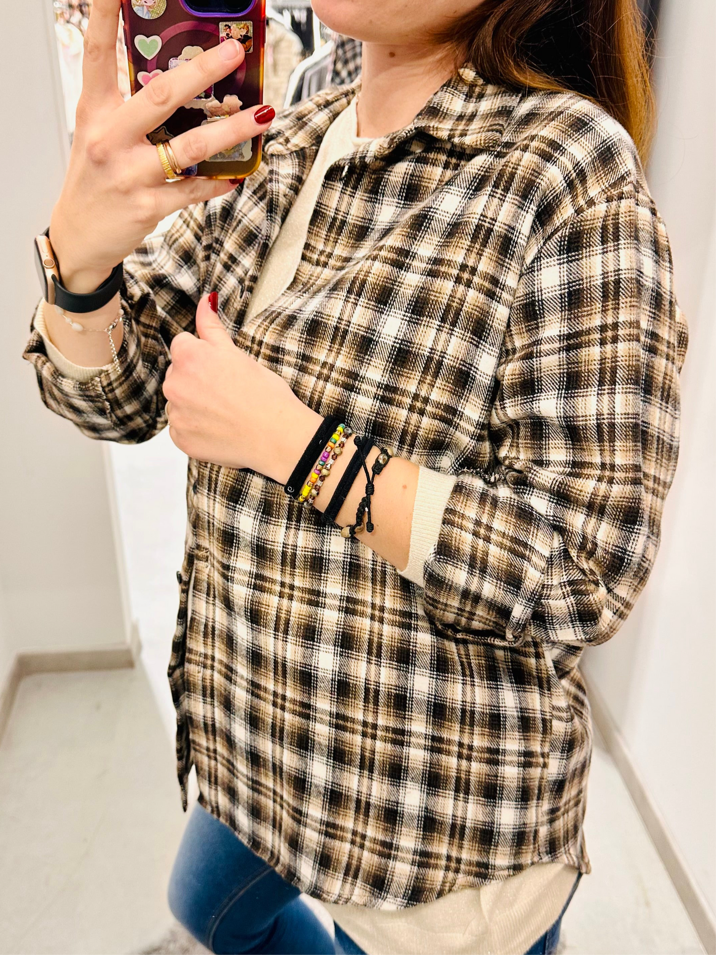 CAMICIA PRINCIPE GALLES FLANELLA