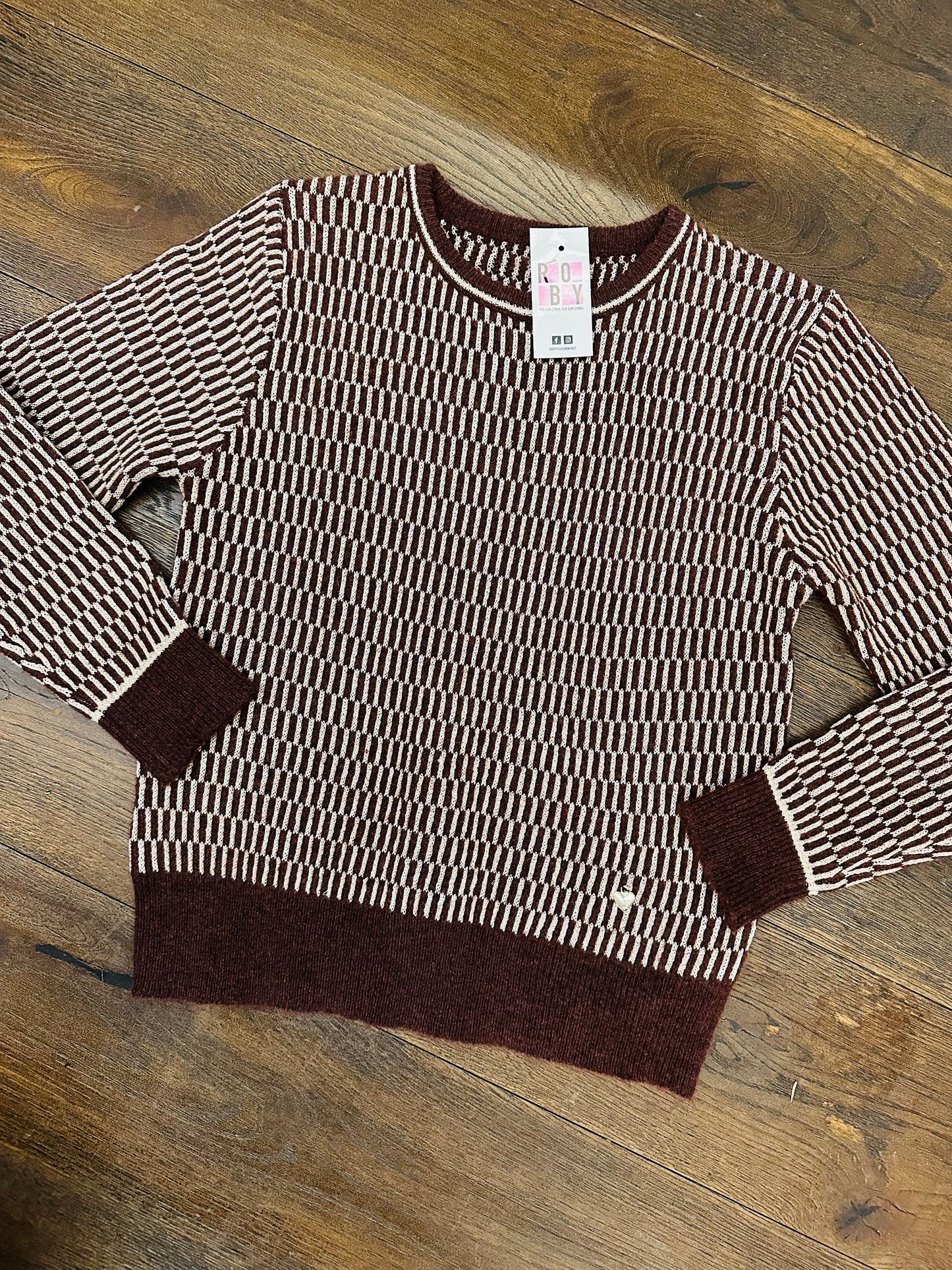 MAGLIONE LAMINATO MISTO LANA