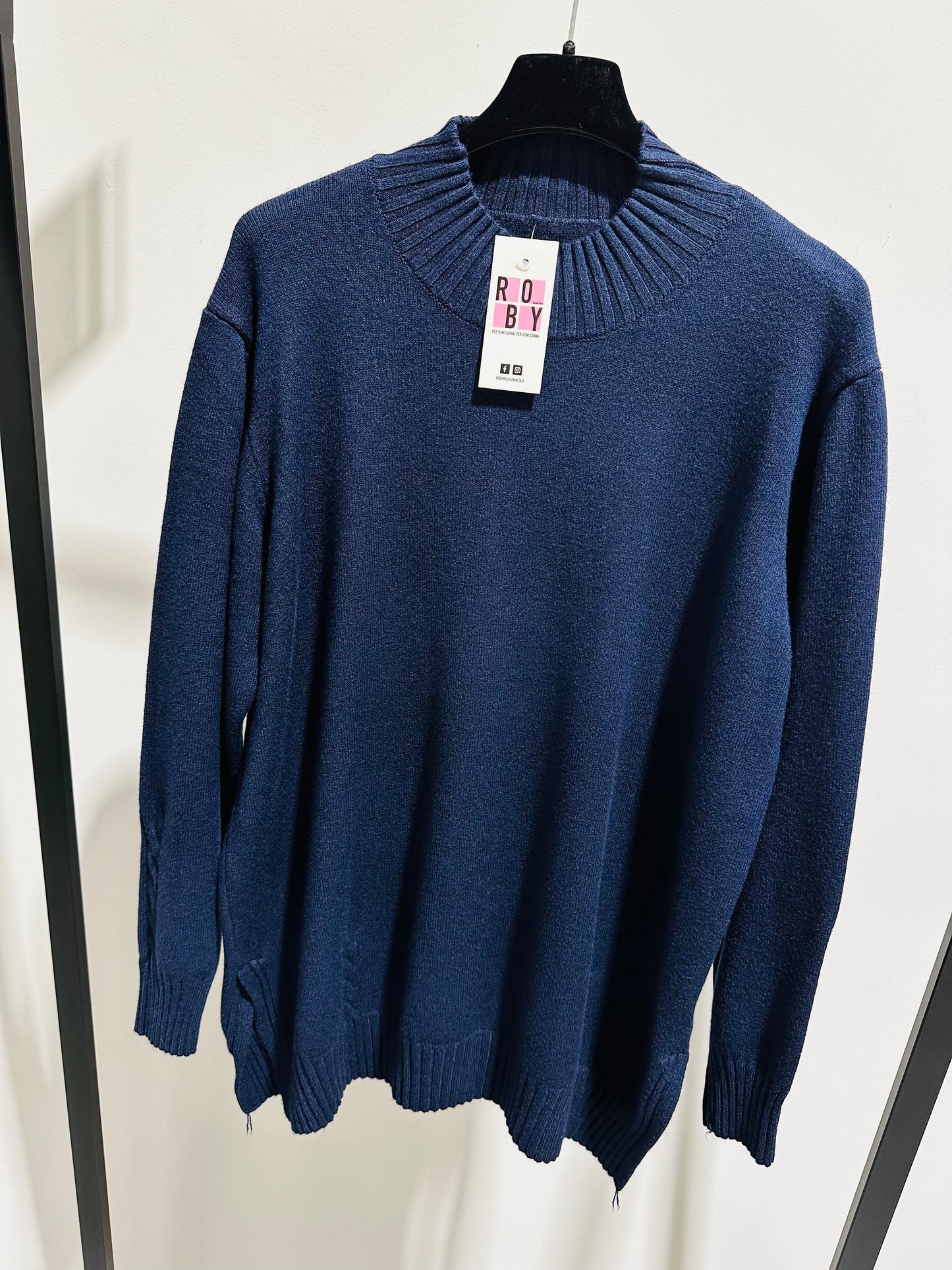 MAGLIONE LUPETTO SPACCHETTI CURVY