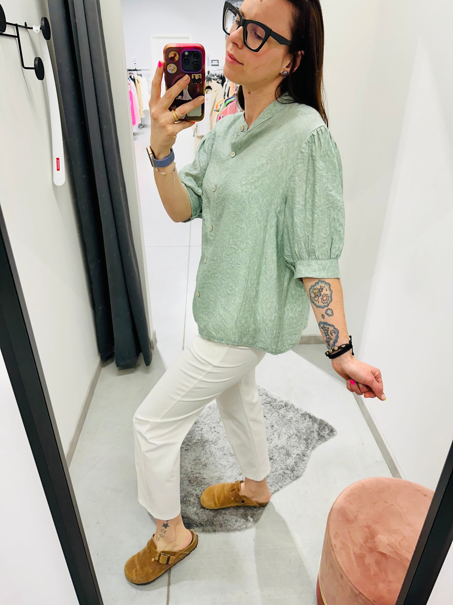 CAMICIA MORBIDA DAMASCATO