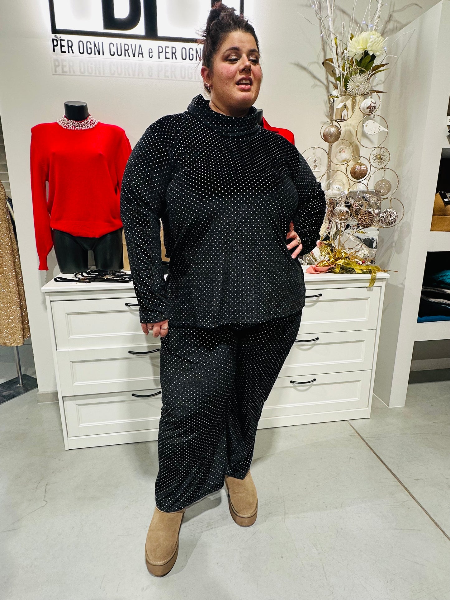 COMPLETO BRILLANTINI CURVY