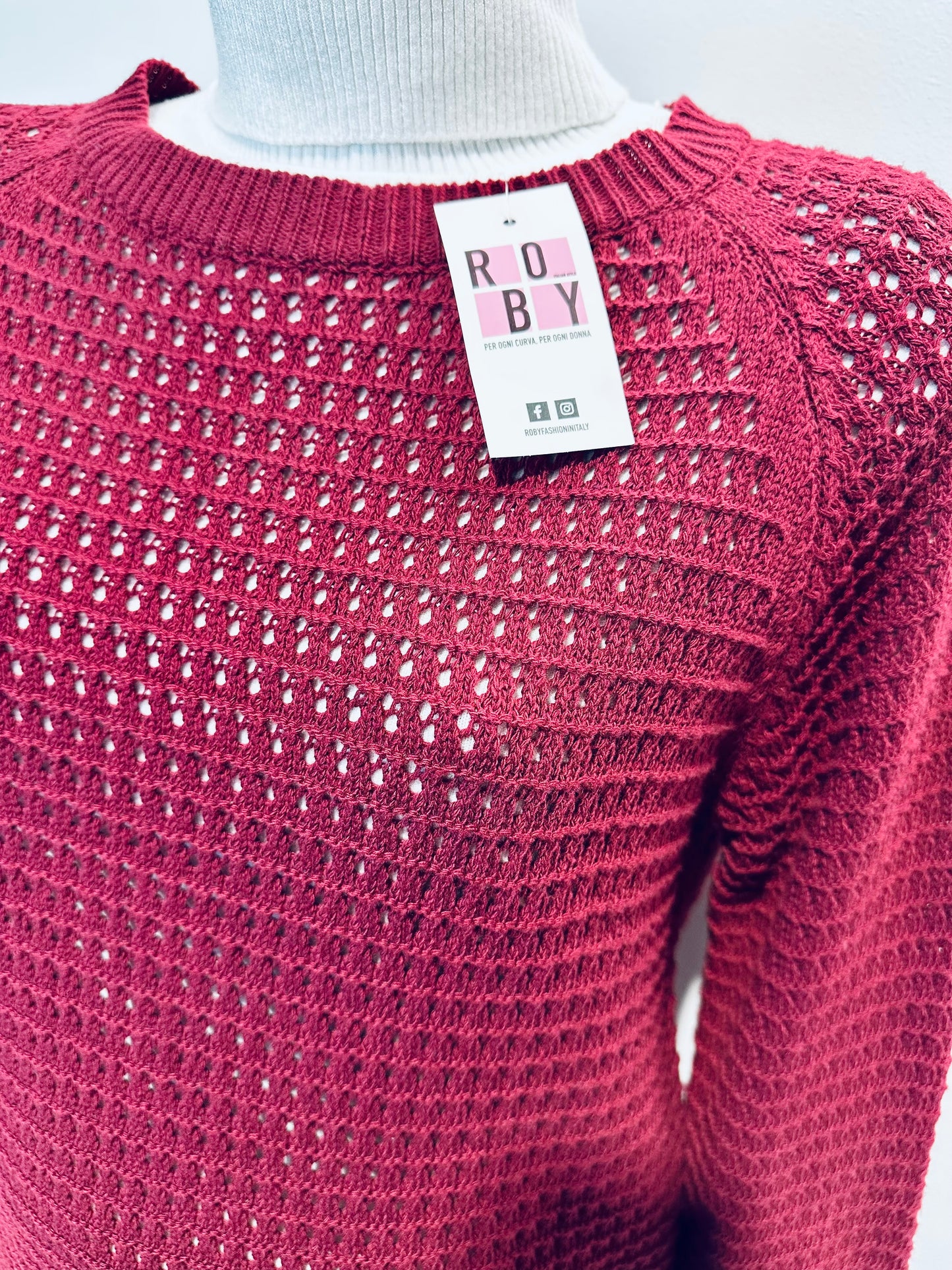 MAGLIONCINO TRAFORATO COTONE