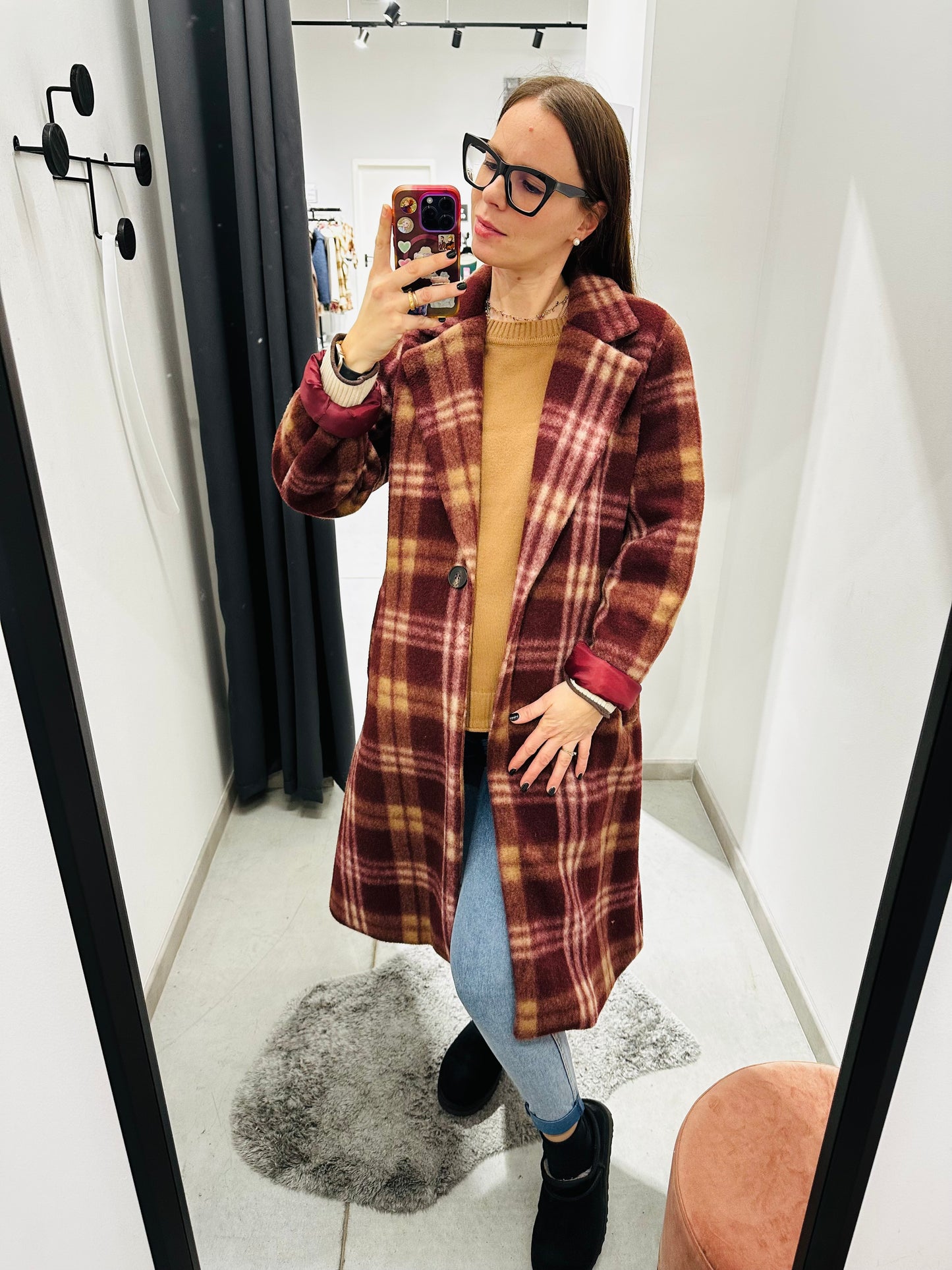 CAPPOTTO LUNGO QUADRI