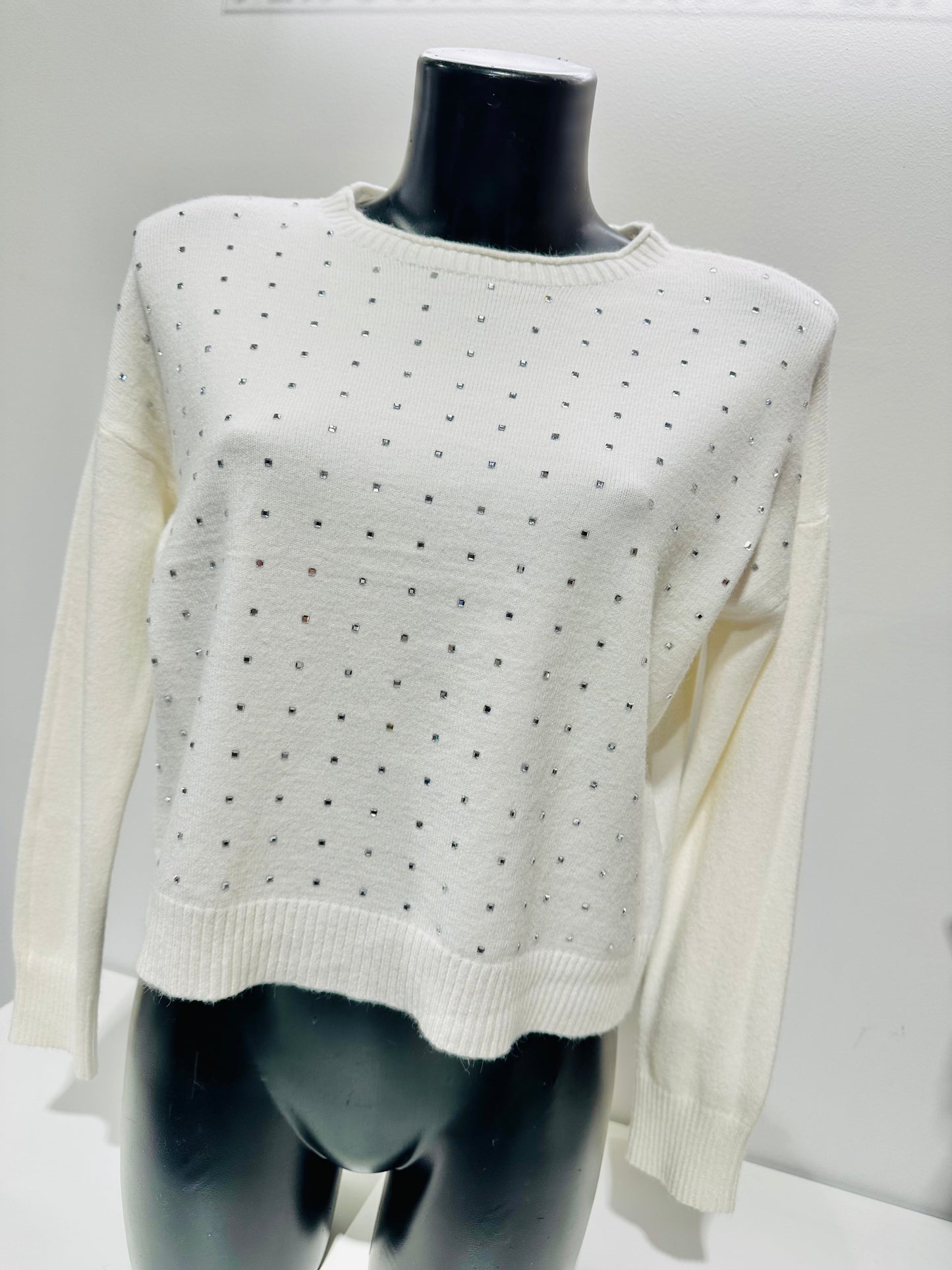 MAGLIONCINO CROP BRILLANTINI