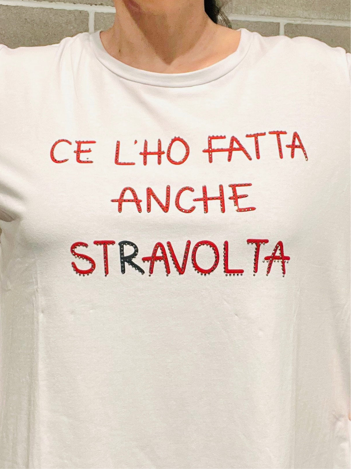 T-SHIRT SCRITTA CURVY