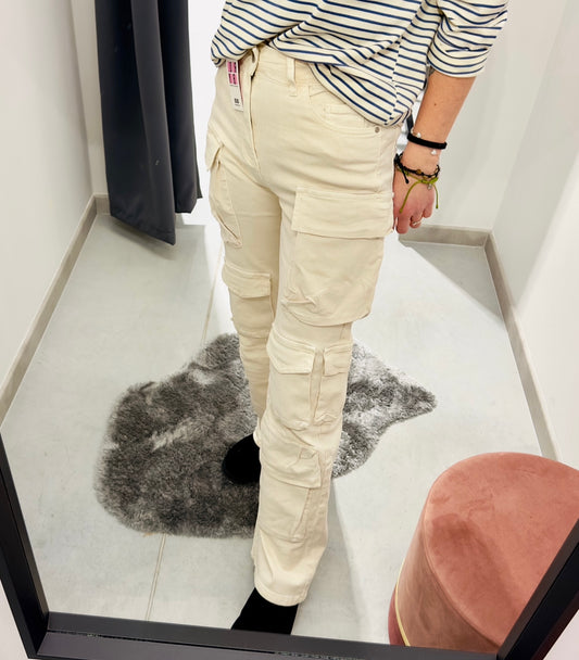 JEANS CARGO KISS PINK