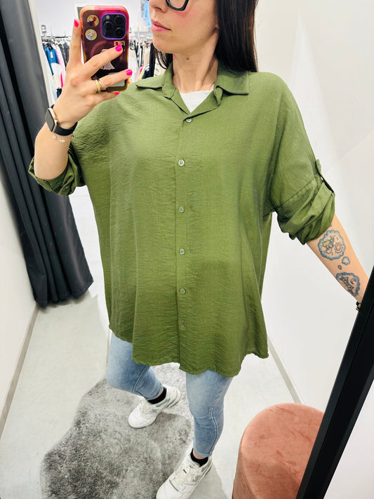 CAMICIA OVERSIZE FLUIDA CURVY