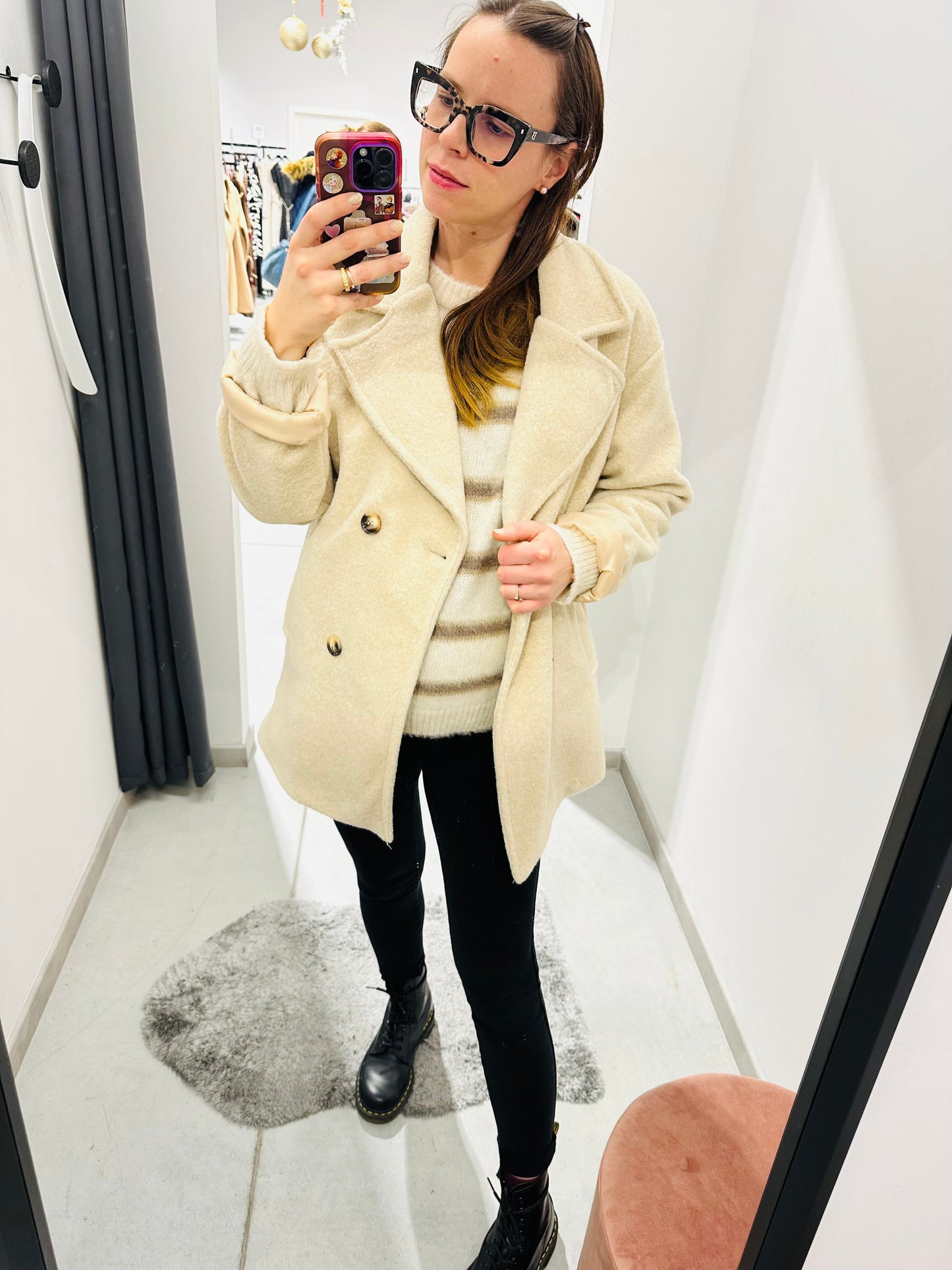 CAPPOTTO DOPPIOPETTO TINTA UNITA