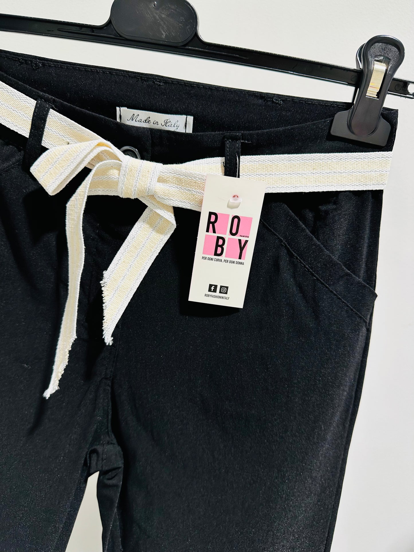 PANTALONI SKINNY VISCOSA ELASTICIZZATA