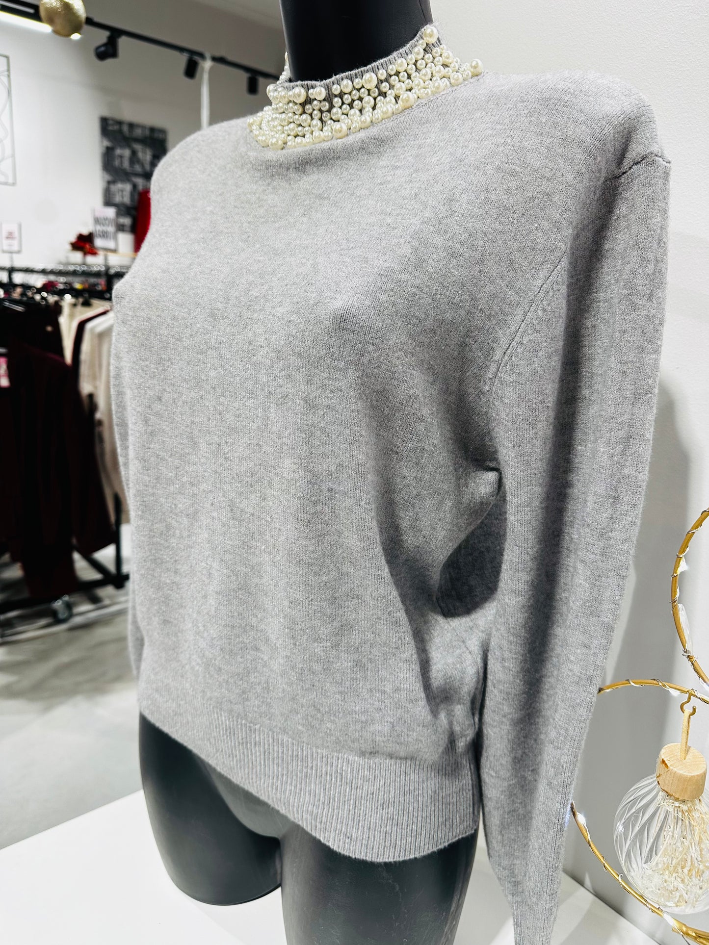 MAGLIONCINO PERLE COLLETTO