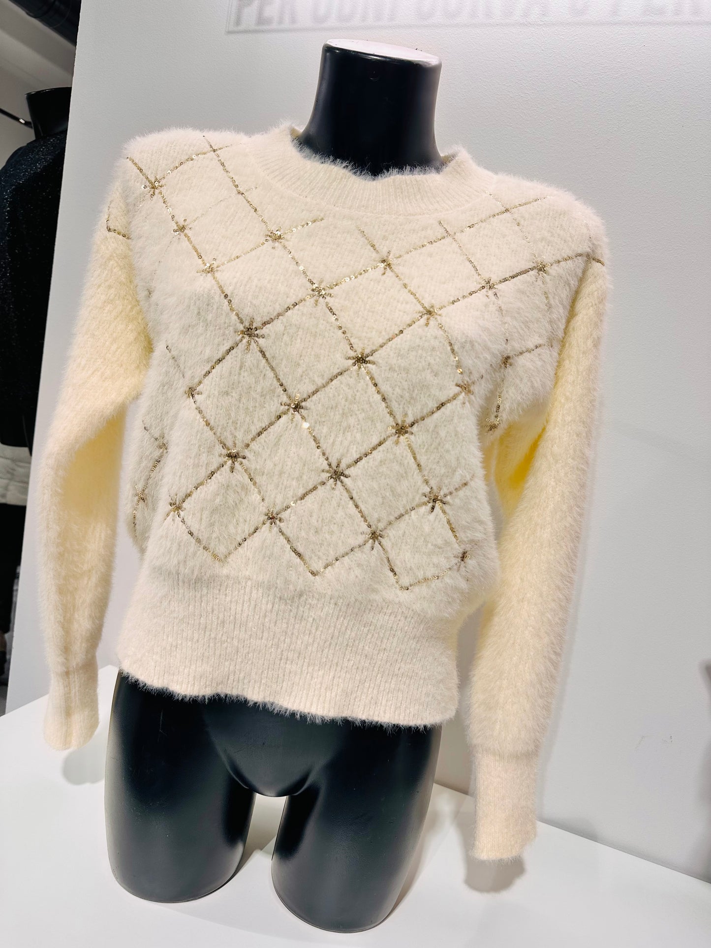 MAGLIONCINO PELOSETTO PAILLETTES